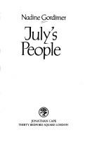 Cover of: July's people by Nadine Gordimer