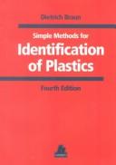 Cover of: Simple methods for identification of plastics: with the plastics identification table by Hansjürgen Saechtling.