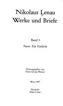 Cover of: Werke und Briefe by Nikolaus Lenau