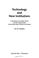 Cover of: Technology and new institutions