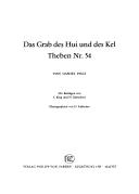 Cover of: Das Grab des Hui und des Kel: Theben Nr.54