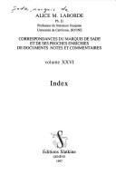Cover of: Correspondances du marquis de Sade et de ses proches enrichies de documents, notes et commentaires by Marquis de Sade
