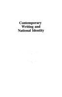 Cover of: Contemporary writing and national identity