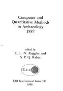 Cover of: Computer and quantitative methods in archaeology 1987