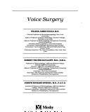 Cover of: Voice surgery