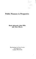 Cover of: Public finances in perspective