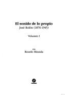 Cover of: El sonido de lo propio by Ricardo Miranda