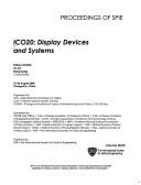 Cover of: Ico20: Display Devices and Systems (Proceedings of SPIE)