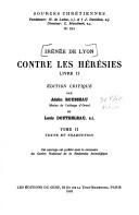 Cover of: Contre les hérésies by Saint Irenaeus, Bishop of Lyon