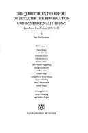 Cover of: Die Territorien des Reichs im Zeitalter der Reformation und Konfessionalisierung by herausgegeben von Anton Schindling und Walter Ziegler. 5, Der Südwesten / mit Beiträgen von Hans Berner ... [et al.].