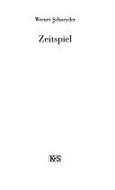 Cover of: Zeitspiel by Werner Schneyder