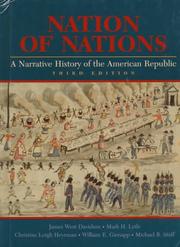 Cover of: Nation of nations by James West Davidson ... [et. al.].