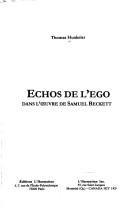 Cover of: Echos de l'ego dans l'oeuvre de Samuel Beckett