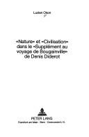 Cover of: "Nature" et "Civilization" dans le "Supplement au voyage de Bougainville" de Denis Diderot