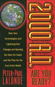 Cover of: 2000 A.D.: Are You Ready?  by Peter Lalonde, Paul Lalonde