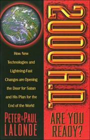 Cover of: 2000 A.D.: Are You Ready?  by Peter Lalonde, Paul Lalonde, Peter Lalonde, Paul Lalonde