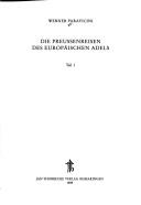 Cover of: Die Preussenreisen des Europäischen Adels by Werner Paravicini