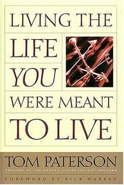 Cover of: Living the life you were meant to live