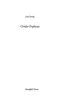 Cover of: Ovids Orpheus by Jörg Döring