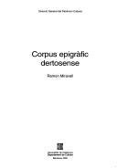 Corpus epigràfic dertosense by Ramon Miravall