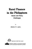 Cover of: Rural finance in the Philippines: issues and policy challenges