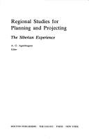 Cover of: Regional studies for planning and projecting | 