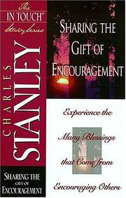Cover of: In Touch Study Series,the Sharing The Gift Of Encouragement