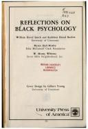 Cover of: Reflections on Black psychology