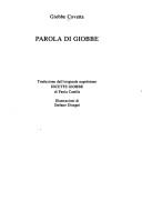 Cover of: Parole di Giobbe by Giobbe Covatta