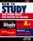 Cover of: How to Study