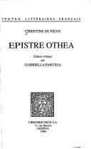 Epître d'Othéa à Hector by Christine de Pisan, Jane Chance
