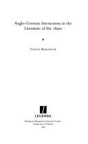 Cover of: Anglo-German Interactions in the Literature of the 1890s (Legenda)