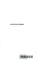 Cover of: Le sultanat d'Oman by Bruno Le Cour Grandmaison