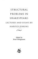 Front cover of Structural problems in Shakespeare by Harold Jenkins
