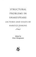 Cover of: Structural Problems in Shakespeare by E.A.J. Honigmann