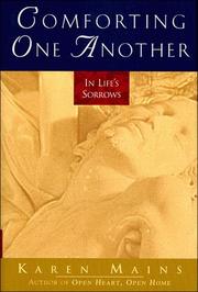 Cover of: Comforting one another: in life's sorrows