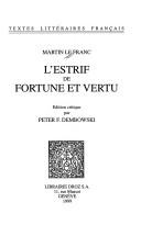 L' estrif de fortune et vertu by Martin Le Franc