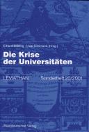 Cover of: Die Krise der Universitäten by Erhard Stölting, Uwe Schimank, Clemens Albrecht