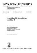 Cover of: Leopoldina-Förderpreisträger berichten.