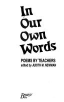 Cover of: In our own words: poems by teachers