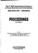 The 4th IEEE International Conference on Power Electronics and Drive Systems by International Conference on Power Electronics and Drive Systems (4th 2001 Denpasar, Bali-Indonesia)