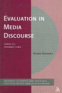 Evaluation in media discourse cover