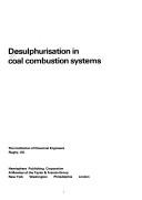 DESULPHRZTN COAL COMBUS SYST (European Federation of Chemical Engineering) by Kyte Et Al