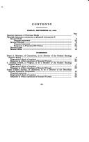 Cover of: Nominations of, Bruce A. Morrison, J. Timothy O'Neill, and James Clifford Hudson: hearing before the Committee on Banking, Housing, and Urban Affairs, United States Senate, One Hundred Third Congress, second session, on nominations of Bruce A. Morrison, of Connecticut, to be Director of the Federal Housing Finance Board, J. Timothy O'Neill, of Virginia, to be a member of the Federal Housing Finance Board, James Clifford Hudson, of Oklahoma, to be a director of the Securities Investor Protection Corporation, September 30, 1994.