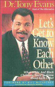 Cover of: Let's get to know each other