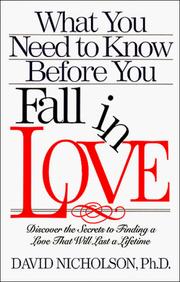 Cover of: What you need to know before you fall in love