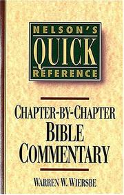 Cover of: Chapter by chapter Bible commentary