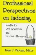 Cover of: Professional perspectives on indexing