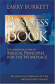 Cover of: Business By The Book by Larry Burkett, Larry Burkett