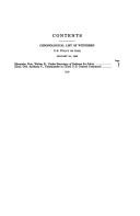 Cover of: U.S. policy on Iraq: hearing before the Committee on Armed Services, United States Senate, One Hundred Sixth Congress, first session, January 28, 1999.